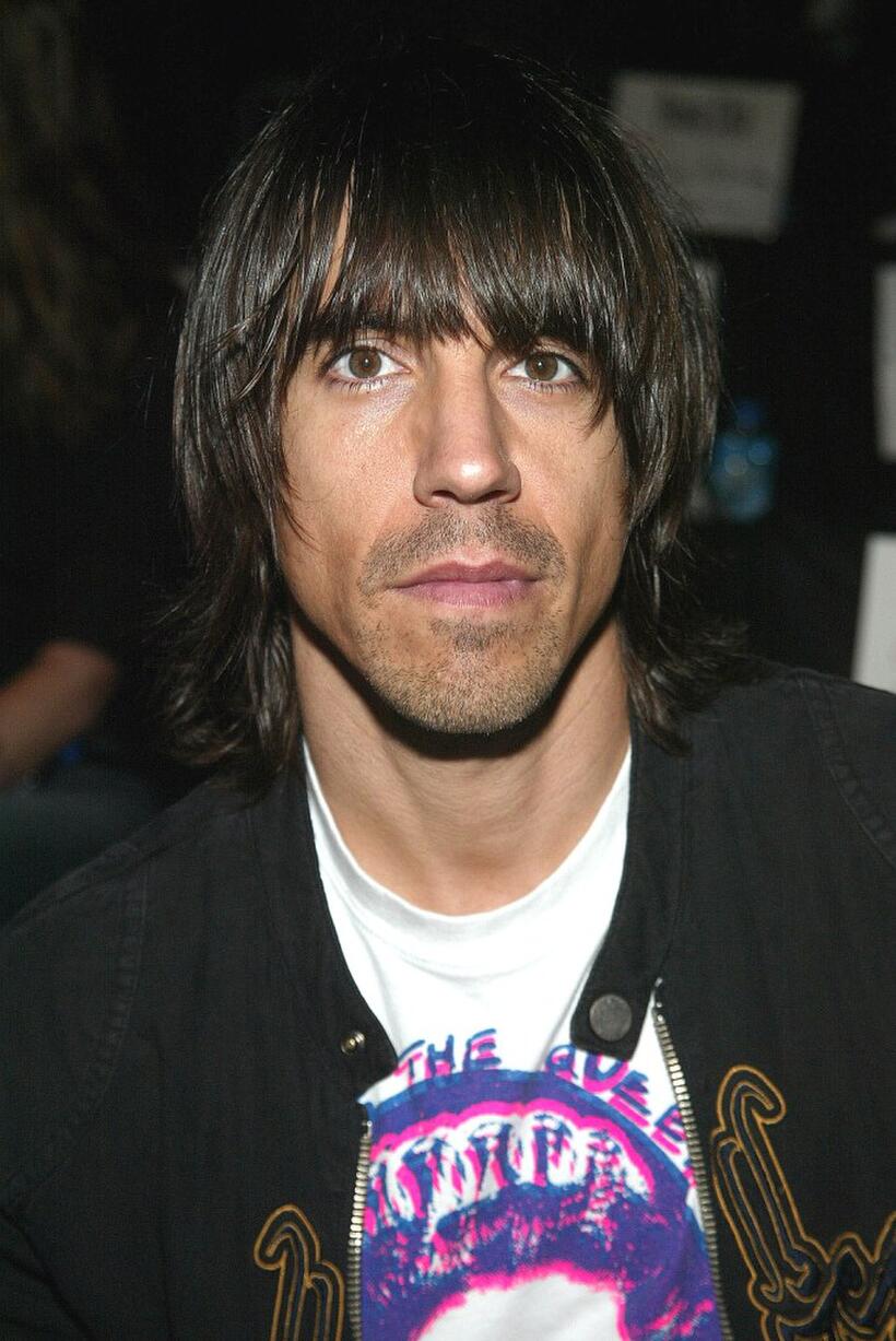 Anthony Kiedis at the Rosa Cha by Amir Slama Spring/Summer 2004 Collection during the Sixth Mercedes-Benz Fashion Week.