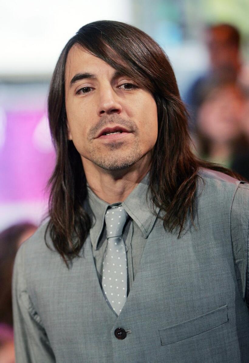 Anthony Kiedis at the MTV's Total Request Live.