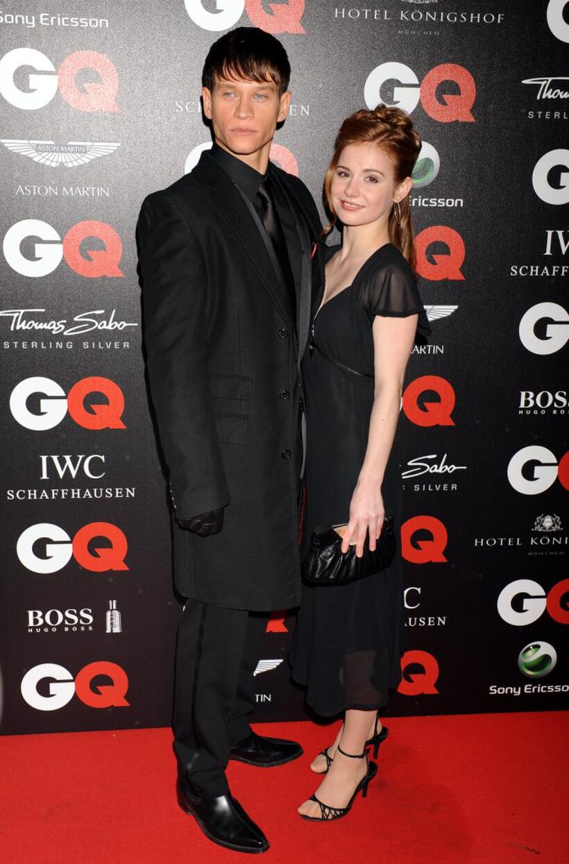Vinzenz Kiefer and Josefine Preuss at the 2008 GQ Men of the Year Awards.