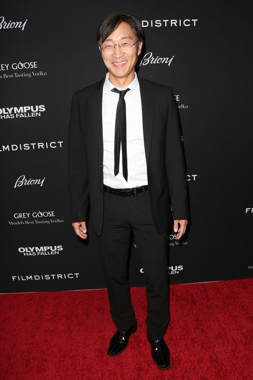 Keong Sim at the California premiere of "Olympus Has Fallen."