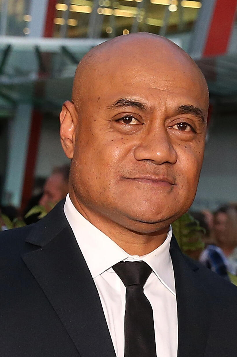 Oscar Kightley at the New Zealand premiere of Hunt For The Wilderpeople.