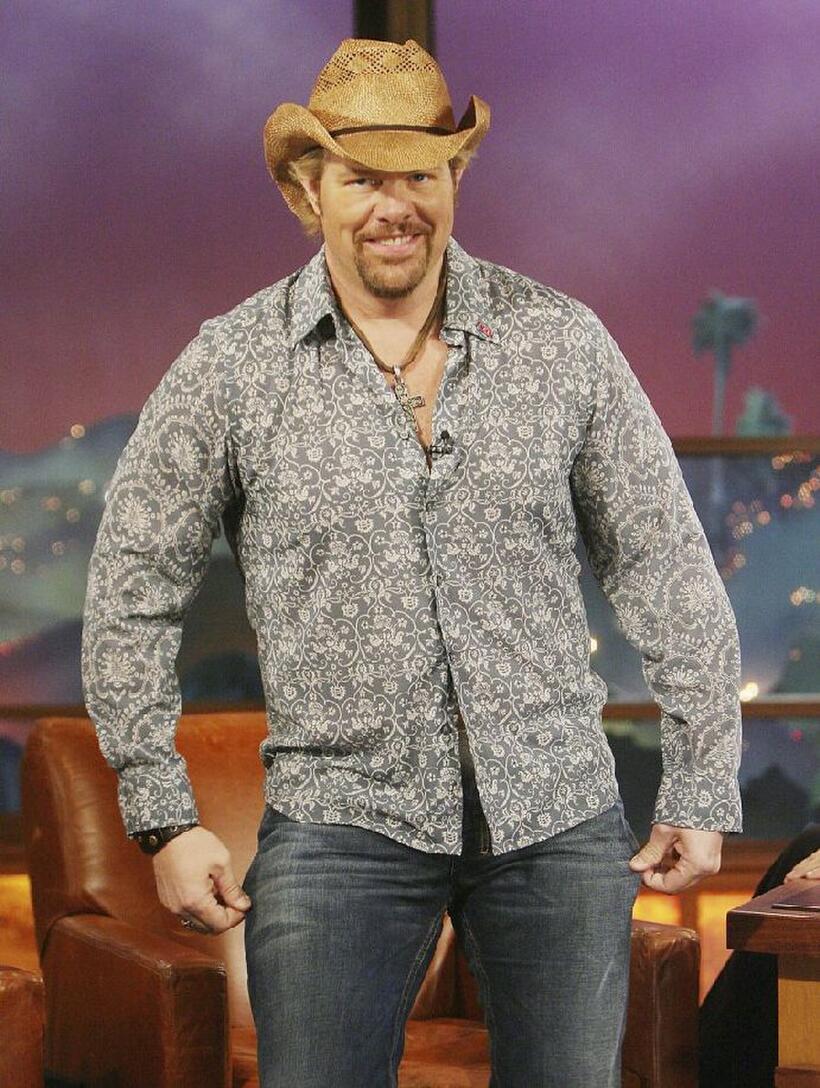 Toby Keith at "The Late Late Show with Craig Ferguson."