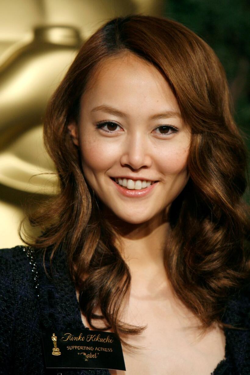 Rinko Kikuchi at the 79th annual Academy Award nominees luncheon.