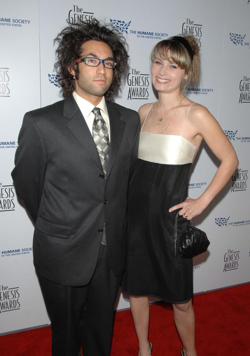Justin Pierre and Kristina Klebe at the 22nd annual Genesis Awards.