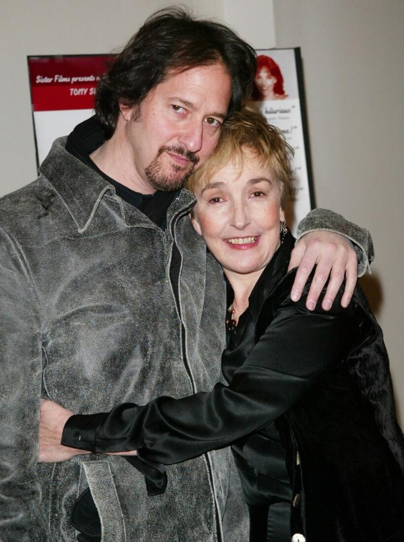 Michael Wolff and Lynne Adams at the premiere of "Made-Up."