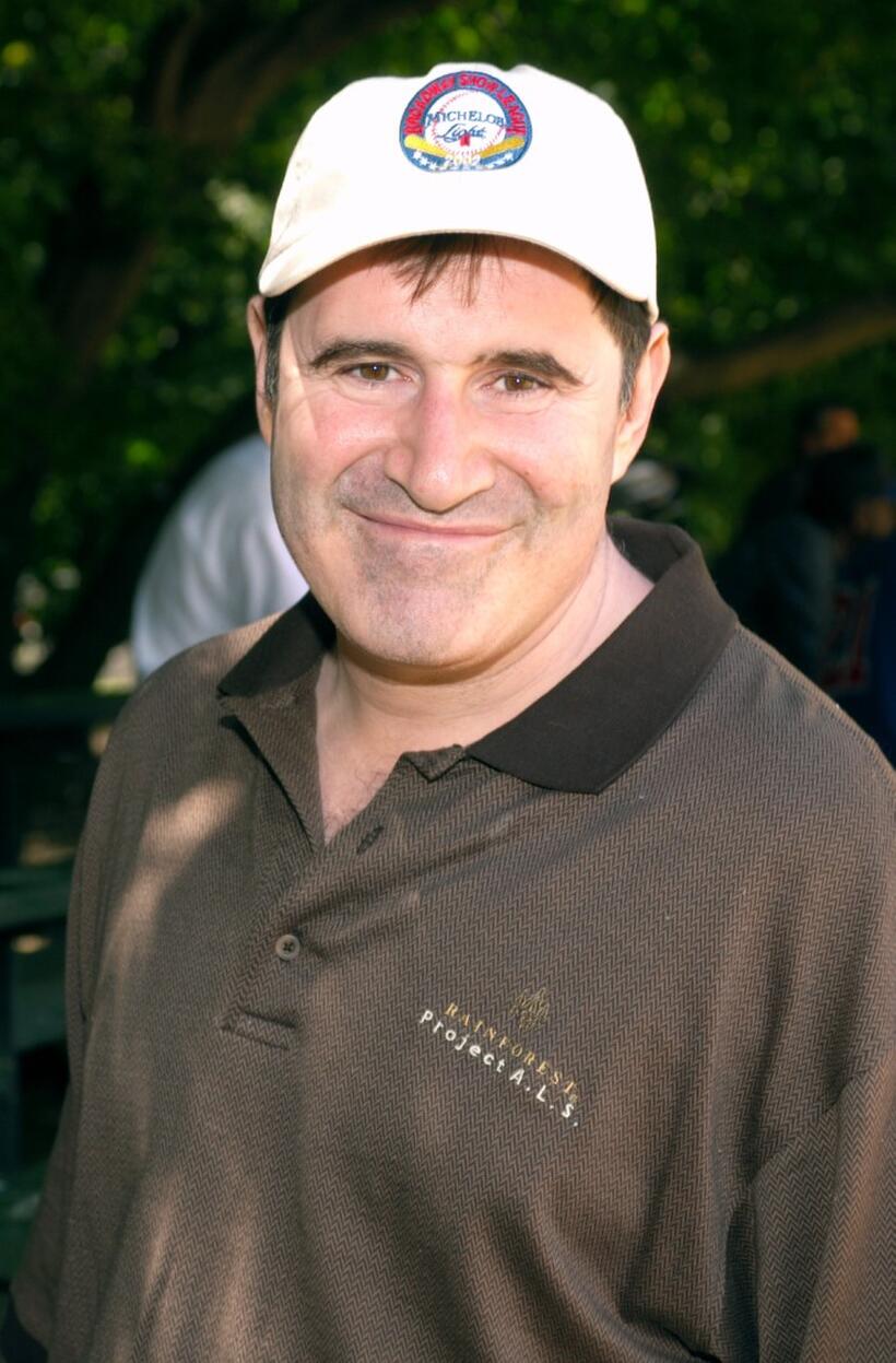 Richard Kind at the Broadway Show League All Star softball game.