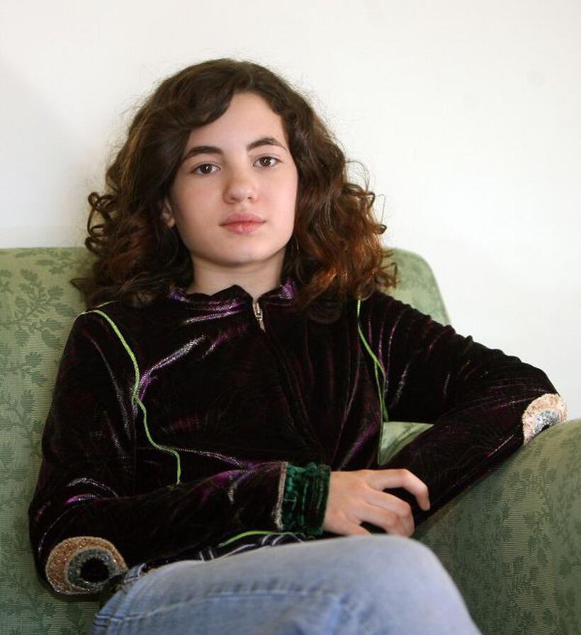 Ivana Baquero at the promotion of "Pan's Labyrinth."