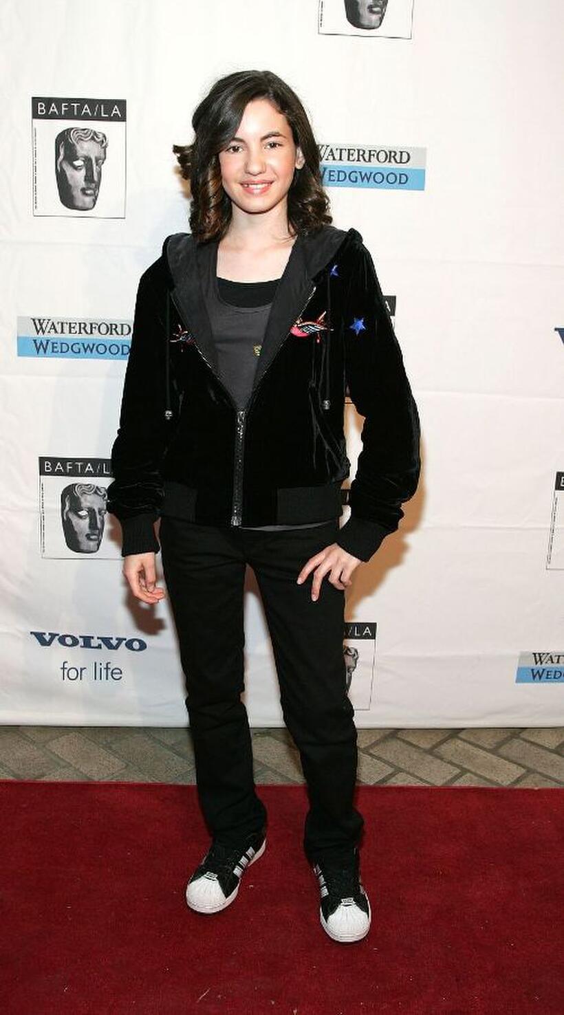 Ivana Baquero at the BAFTA/LA's Awards season tea party.