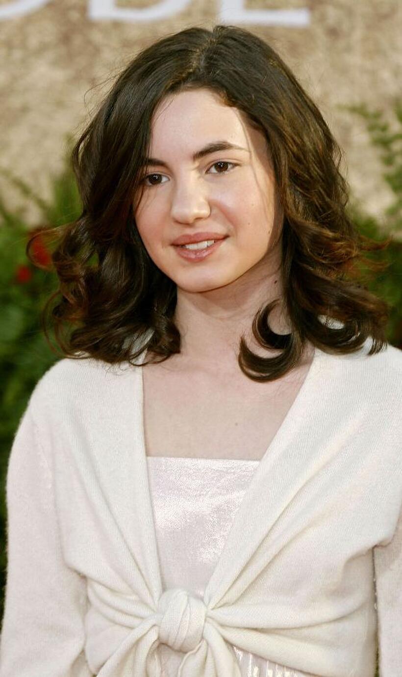 Ivana Baquero at the 64th Annual Golden Globe Awards.