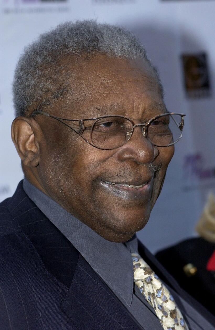 B.B. King at the celebration of his 80th birthday.