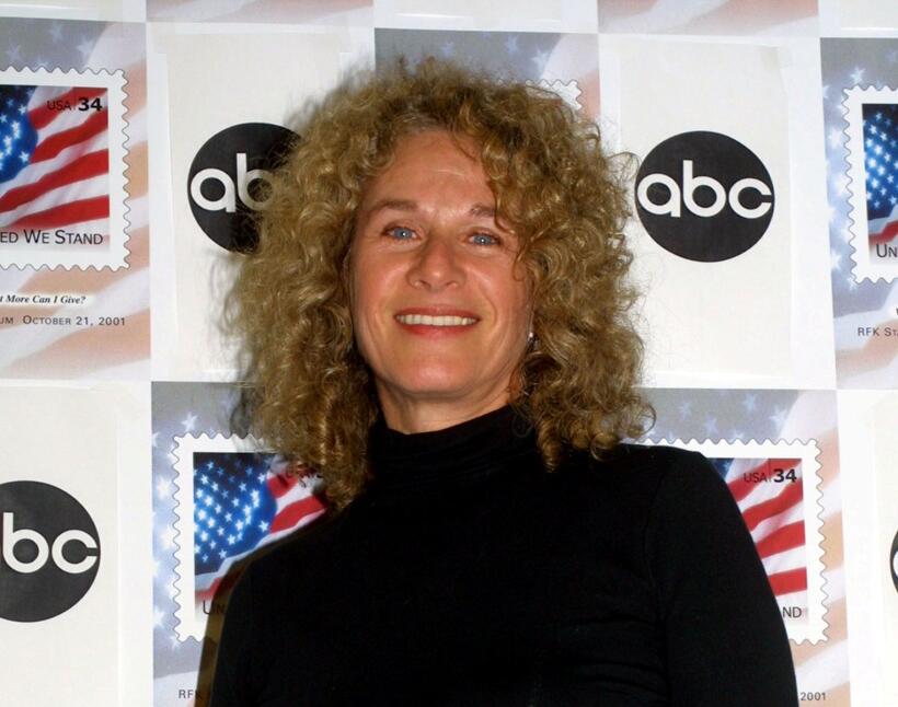 Carole King at the United We Stand benefit concert.