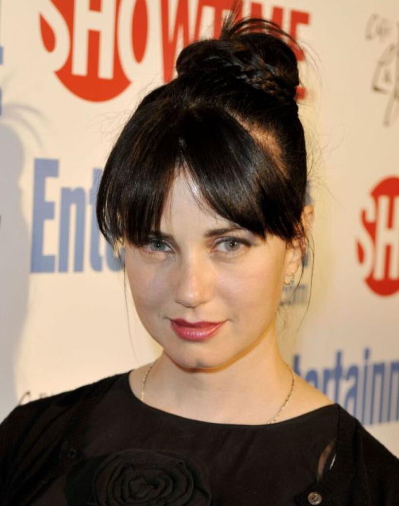 Mia Kirshner at the Showtime's farewell party for "The L Word."