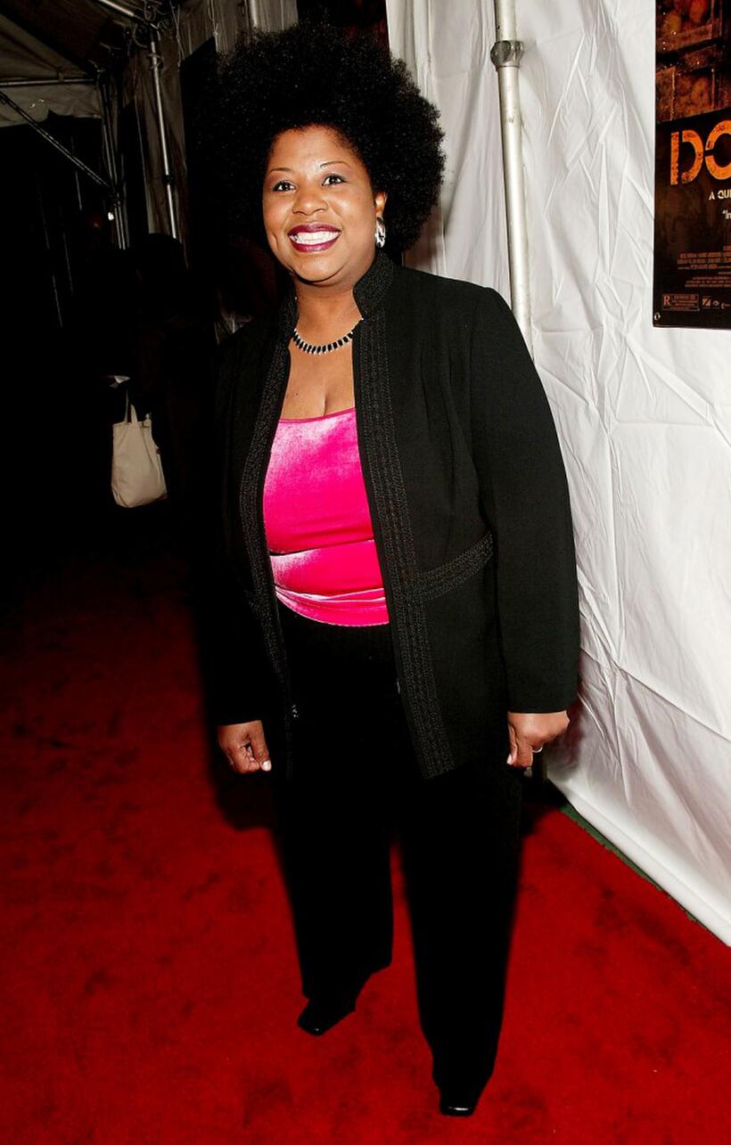 Cleo King at the after party of the New York premiere of "Dogville."