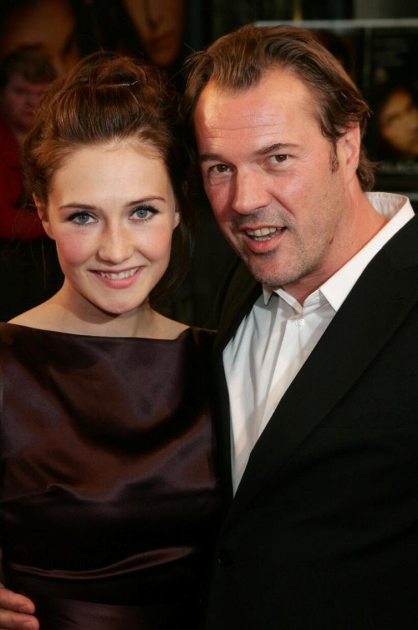 Carice van Houten and Sebastian Koch at the premiere of "Black Book."