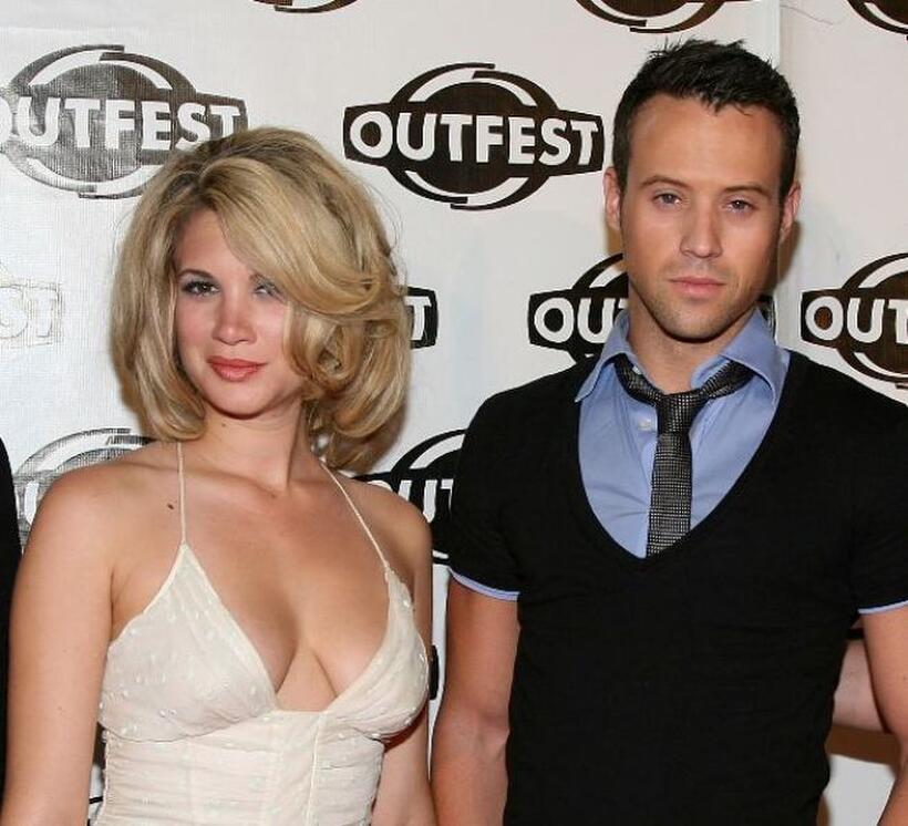 Rebekah Kochan and Michael Walker at the 2009 Outfest opening night gala of "La Mission."