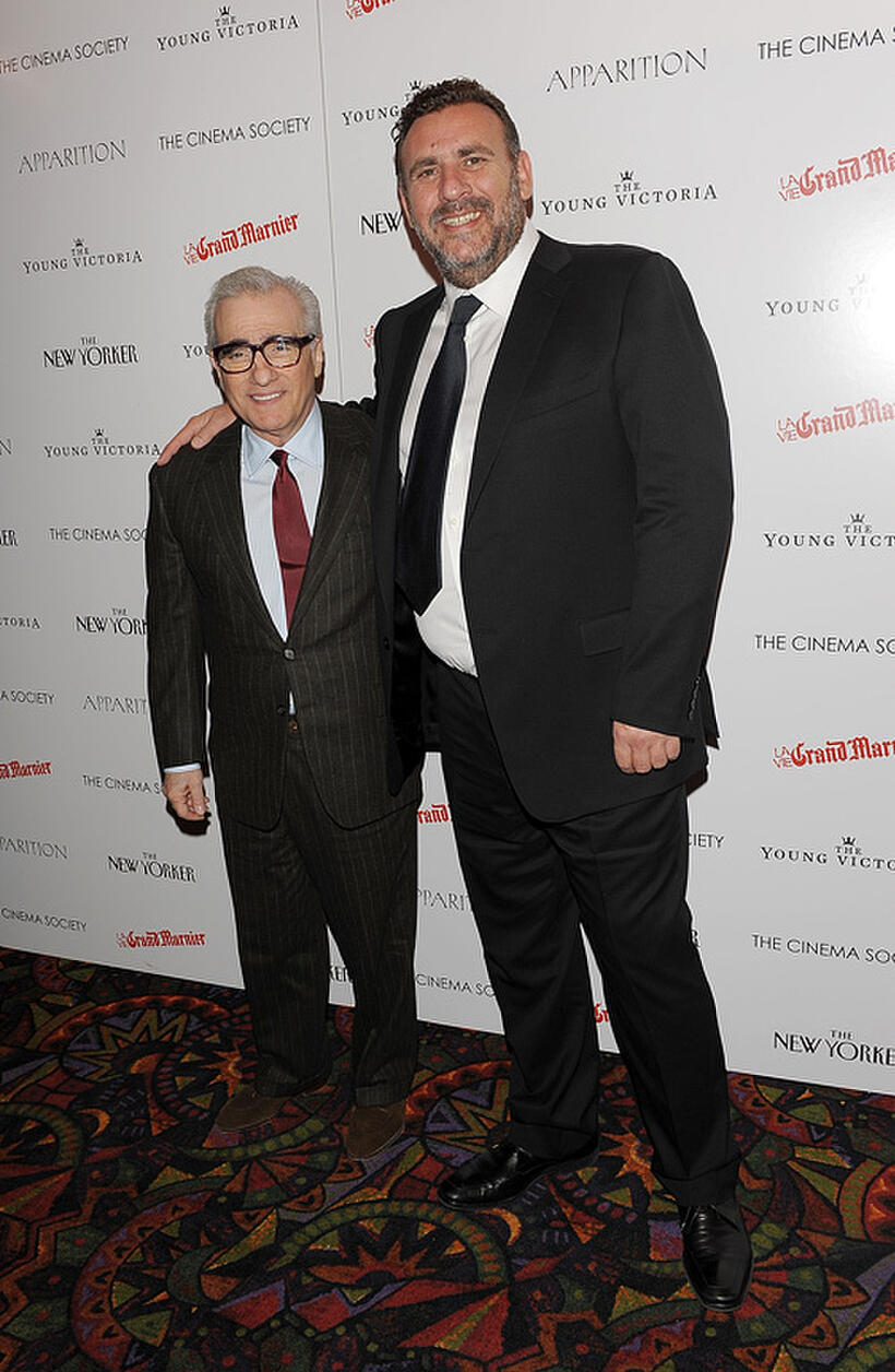 Producer Martin Scorsese and Graham King at the special screening of "The Young Victoria."