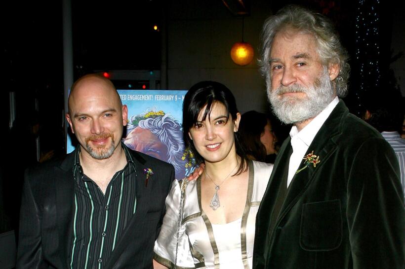 Kevin Kline, Michael Cerveris and Phoebe Cates at the post-performance party of the opening night of King Lear.