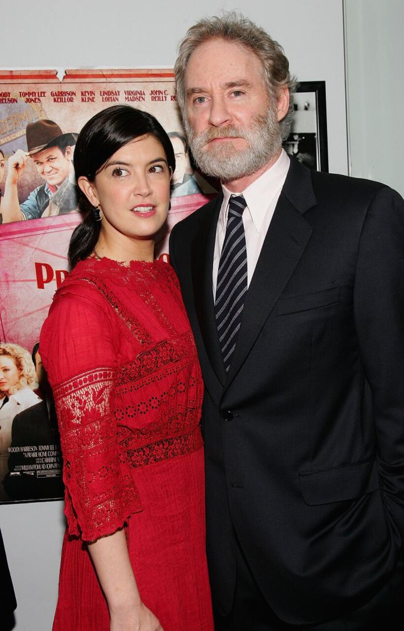 Kevin Kline and Phoebe Cates at the premiere of "A Prairie Home Companion" at DGA Theater.