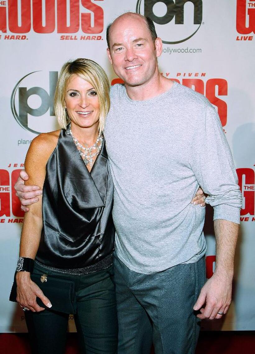 Leigh Koechner and David Koechner at the Las Vegas premiere of "The Goods: Live Hard, Sell Hard."
