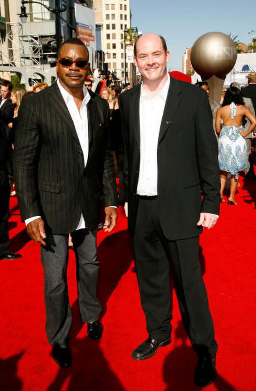 Carl Weathers and David Koechner at the 2007 ESPY Awards.