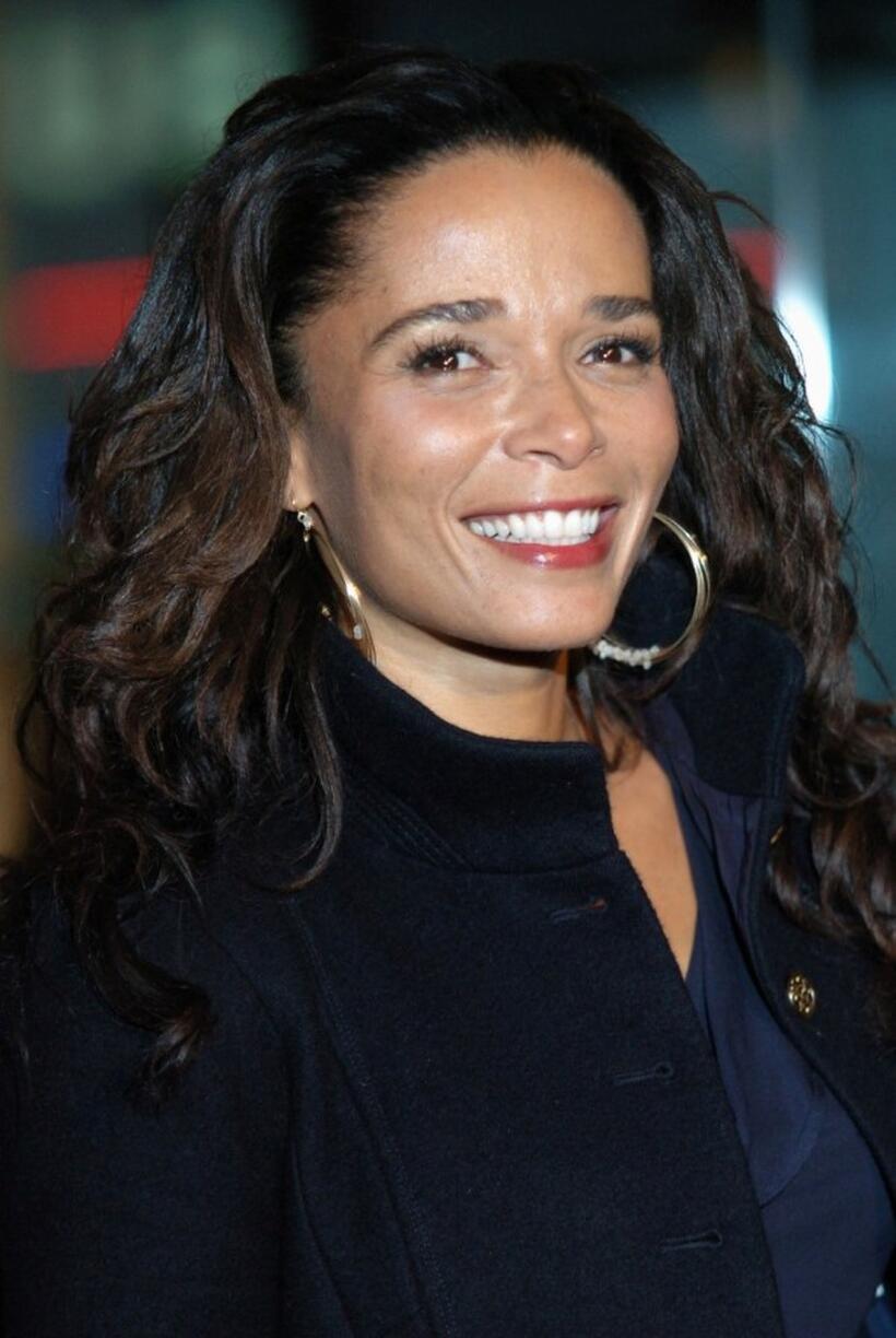 Rowena King at the UK premiere of "The Bucket List."