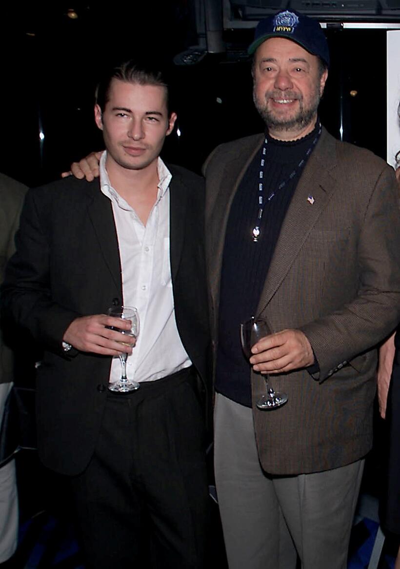 Edoardo Ballerini and Louis DiGiamo at the after party of the premiere of "Dinner Rush."