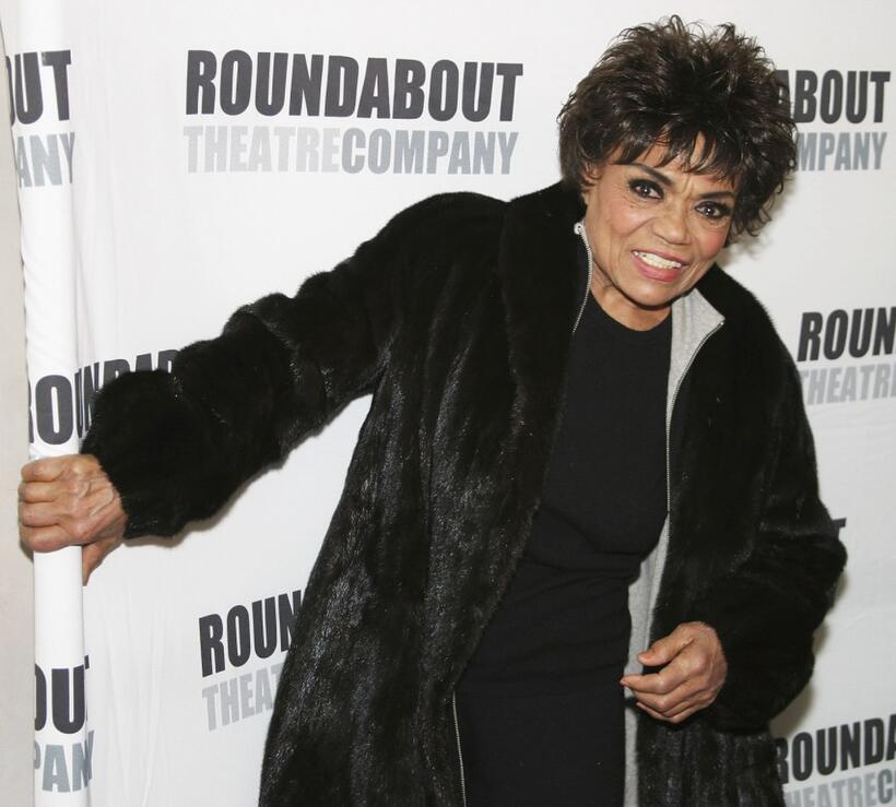 Eartha Kitt at the after-party for the opening of Roundabout Theatre Company.