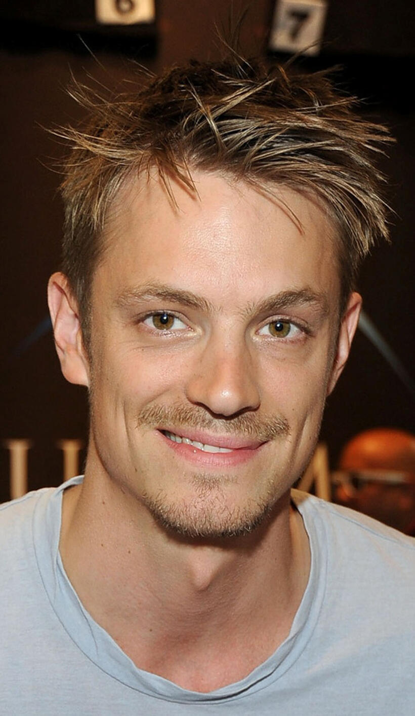 Joel Kinnaman at the Emile Hirsch Autograph Signing during Comic-Con 2011 in California.