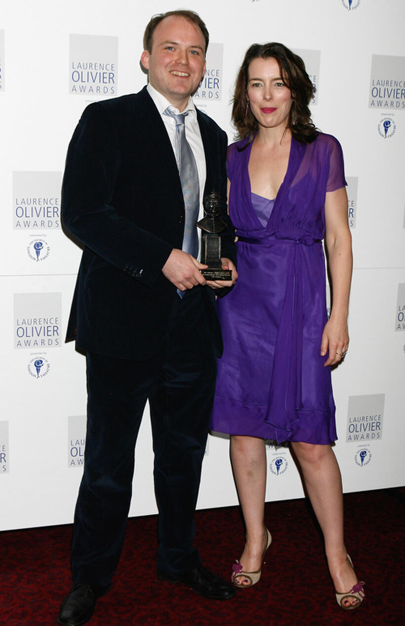 Rory Kinnear and Olivia Williams at the Laurence Olivier Awards in England.