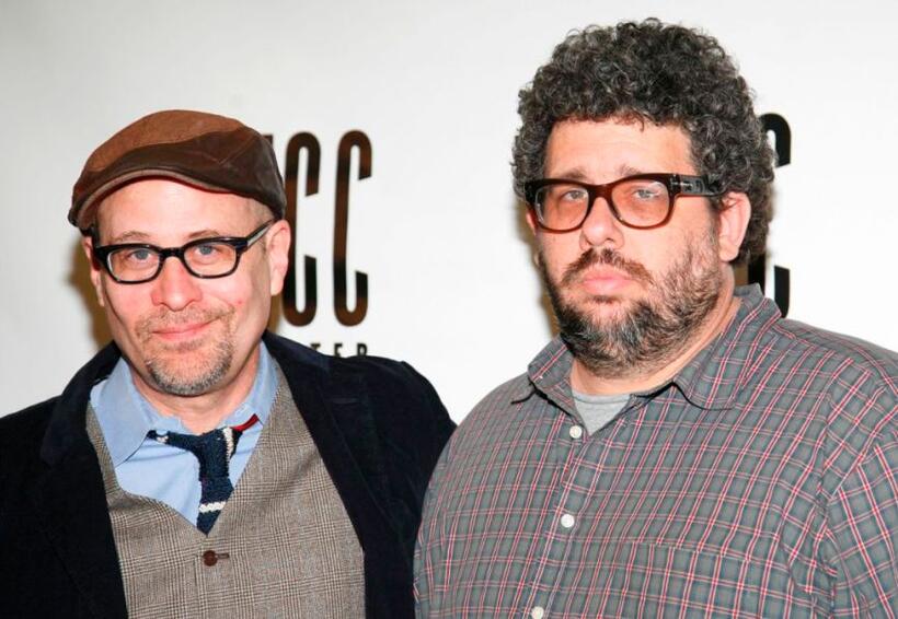 Terry Kinney and Neil LaBute at the rehearsals of "Reasons to be Pretty."