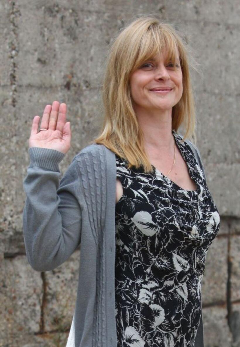 Nastassja Kinski at the spring/summer 2009 ready-to-wear fashion show of Hugo.