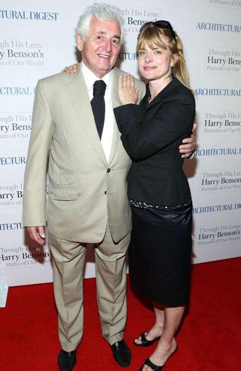 Harry Benson and Nastassja Kinski at the Harry Benson retrospective hosted by Architectural Digest.
