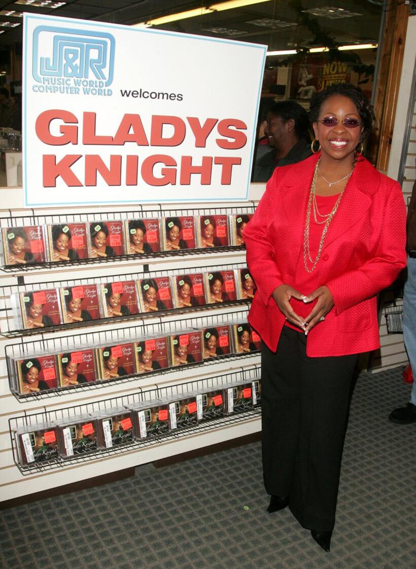 Gladys Knight at the J&R Music And Computer World.