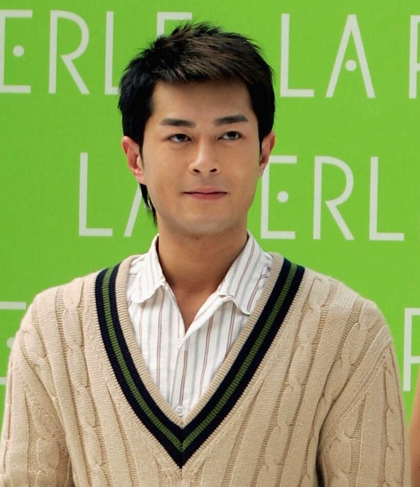 Louis Koo at the La Perle Spring and Summer Series Fashion Show.