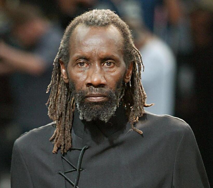 Sotigui Kouyate at the men's spring-summer 2004 ready-to-wear collections.