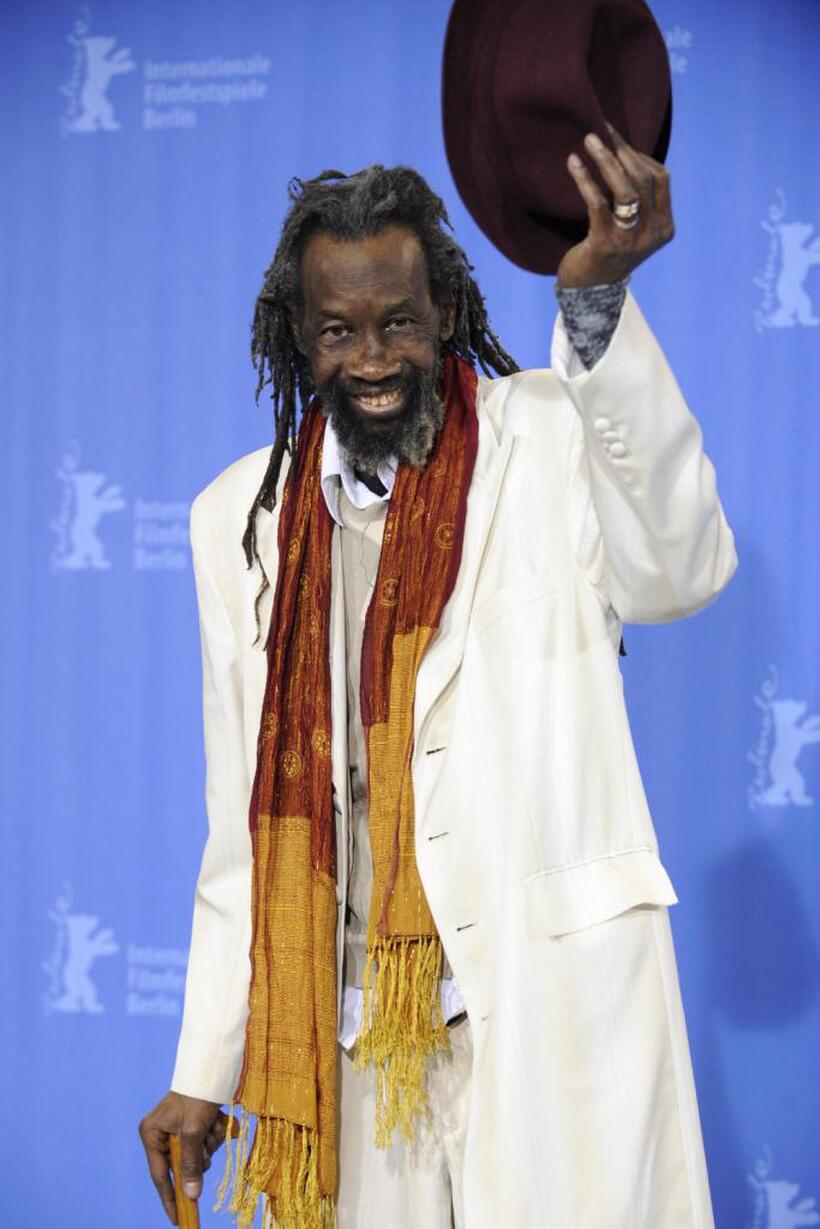 Sotigui Kouyate at the photocall of "London River" during the 59th Berlin Film Festival.