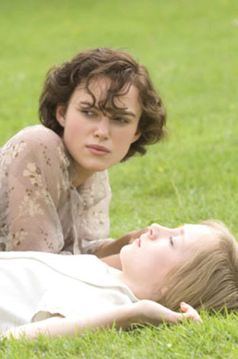 Keira Knightley and Saoirse Ronan in "Atonement."