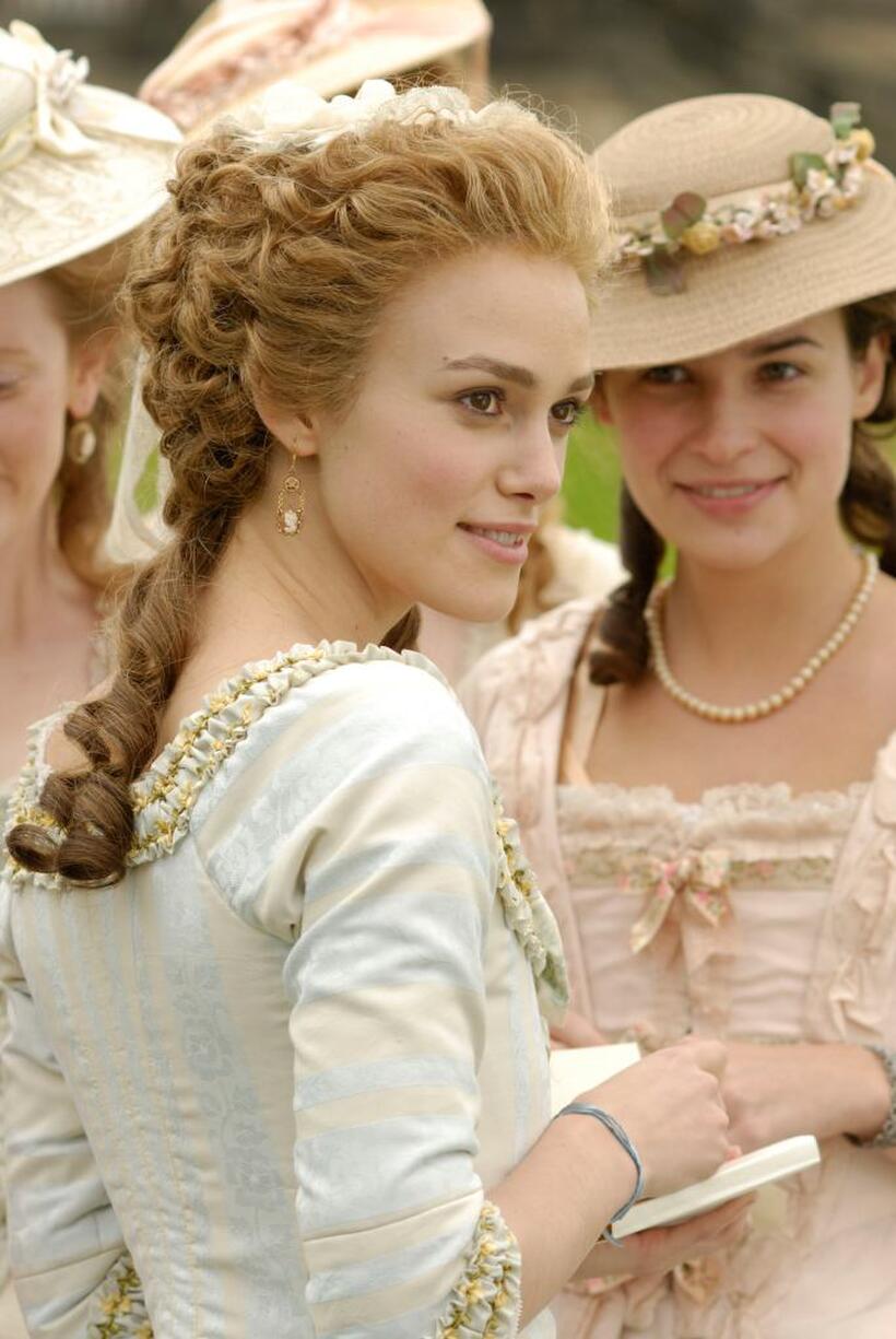 Keira Knightley as Georgiana, the Duchess of Devonshire in "The Duchess."