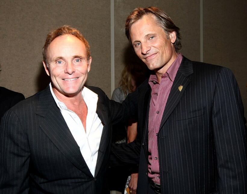 Robert Knott and Viggo Mortensen at the screening of "Appaloosa."