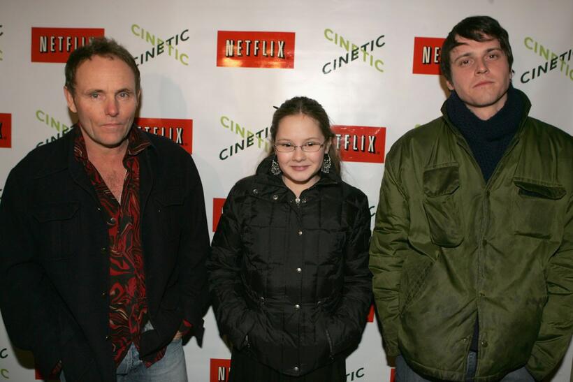 Robert Knott, Tara Gallagher and Michael Mosley at the Cinetic Media party during the 2005 Sundance Film Festival.
