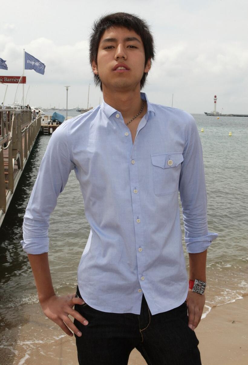 Yu Koyanagi at the cast photocall of "Tokyo Sonata" during the 61st International Cannes Film Festival.