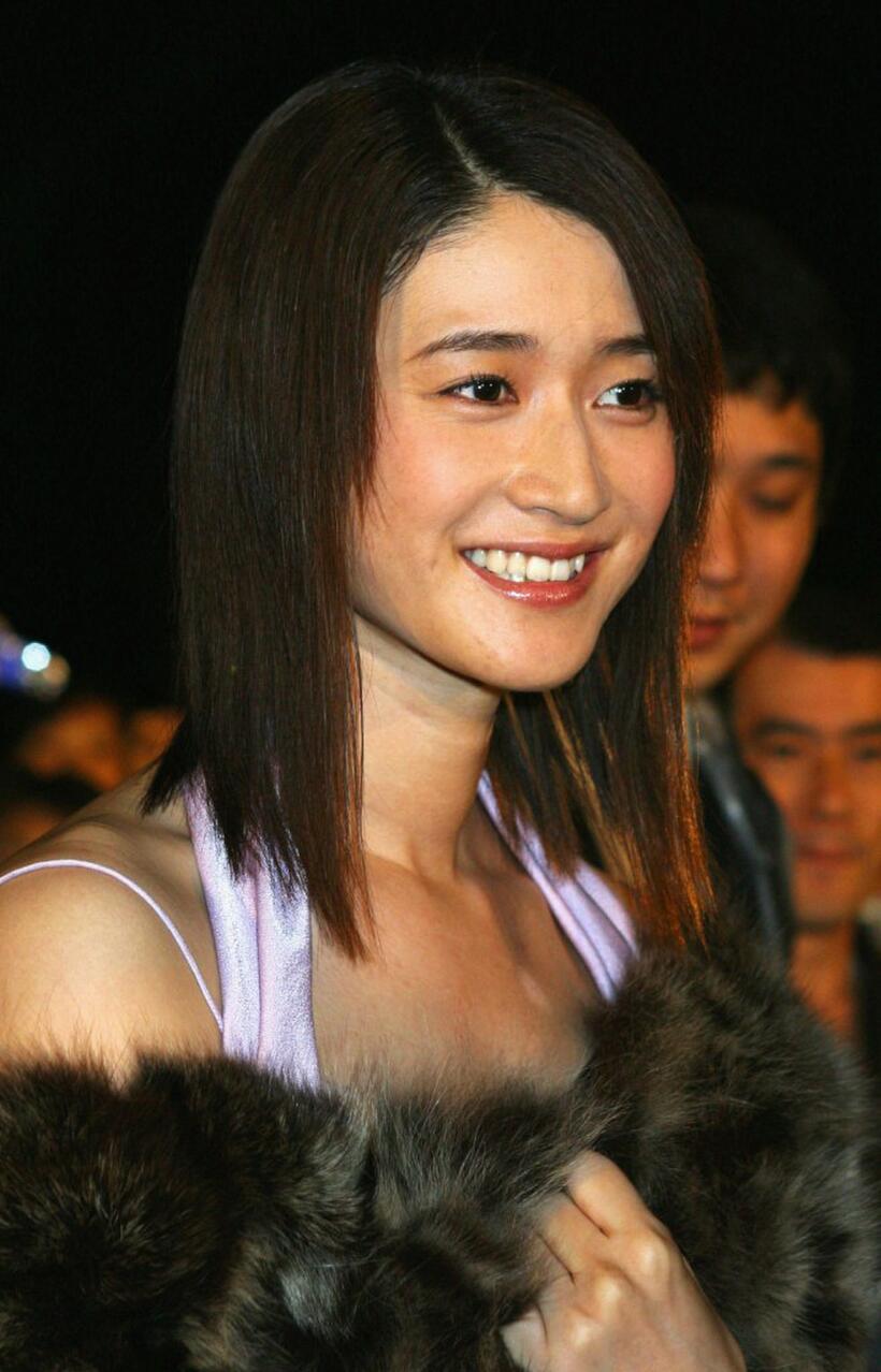 Koyuki at the premiere of "Last Samurai."