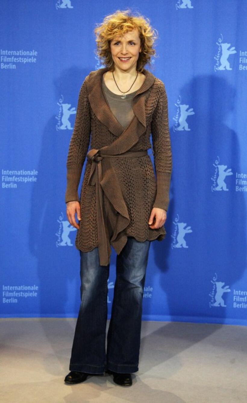 Juliane Kohler at the photocall of "Eden Is West" during the 59th Berlin Film Festival.