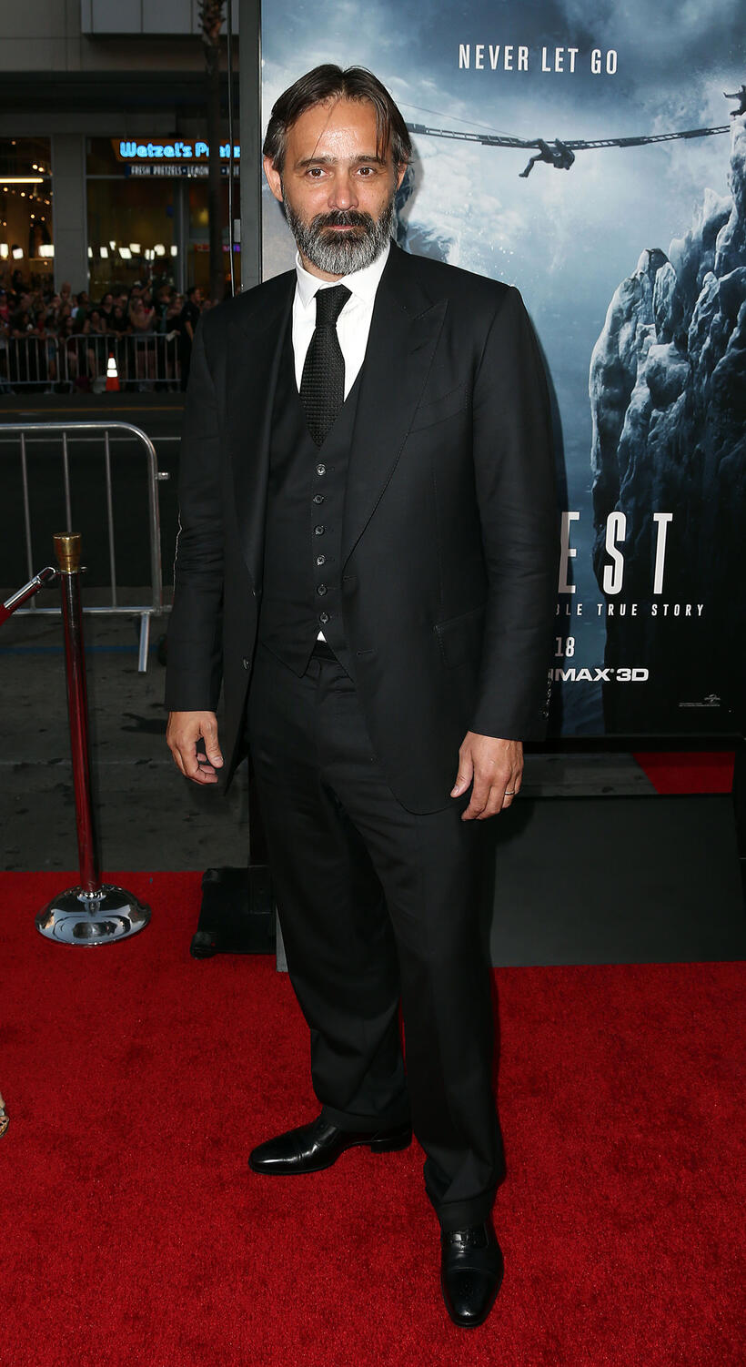 Baltasar Kormakur at the California premiere of "Everest."