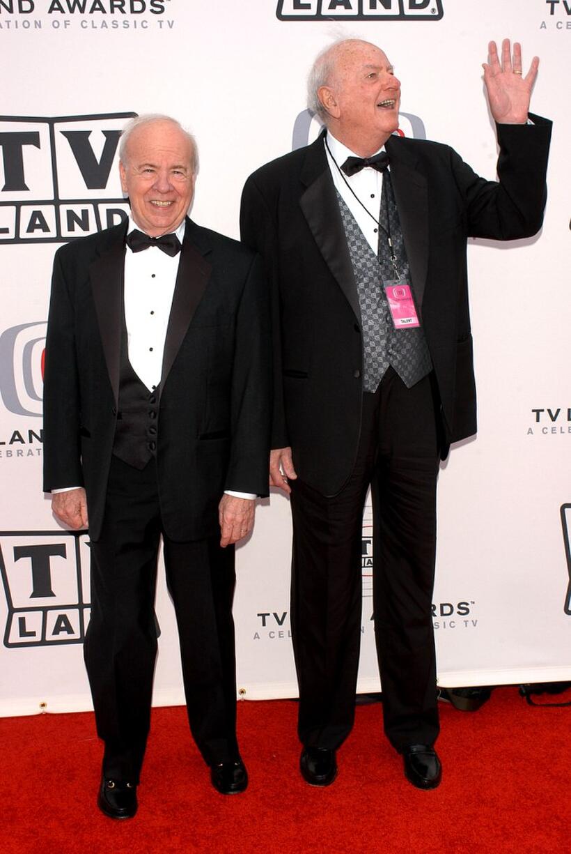 Harvey Korman and Tim Conway at the 2005 TV Land Awards.
