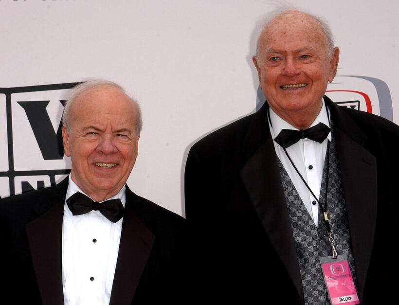 Harvey Korman and Tim Conway at the 2005 TV Land Awards.