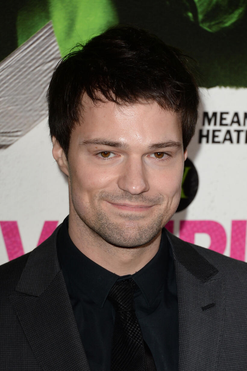 Danila Kozlovsky at The Weinstein Company's premiere of 'Vampire Academy' at Regal 14 at L.A. Live Downtown.