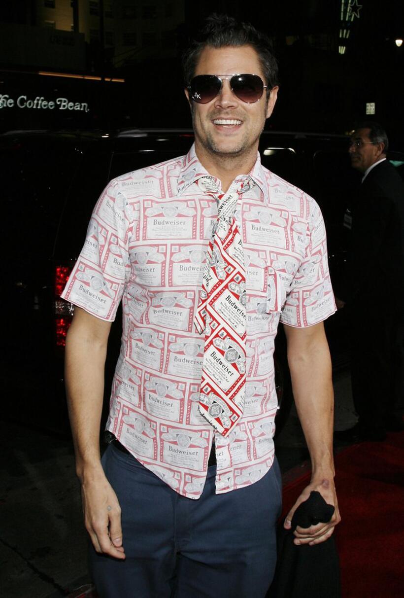 Johnny Knoxville at the premiere of "Jackass Number Two."