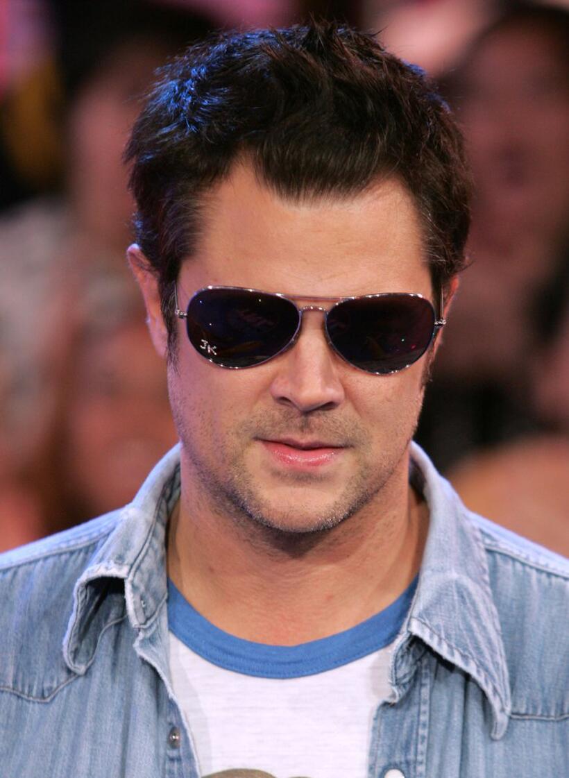 Johnny Knoxville at the MTV's Total Request Live.