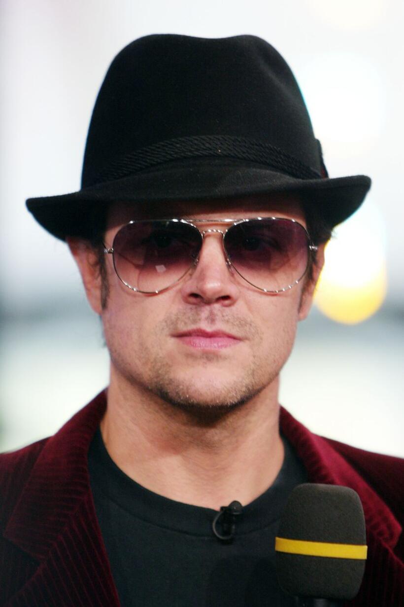 Johnny Knoxville at the MTV's Total Request Live.
